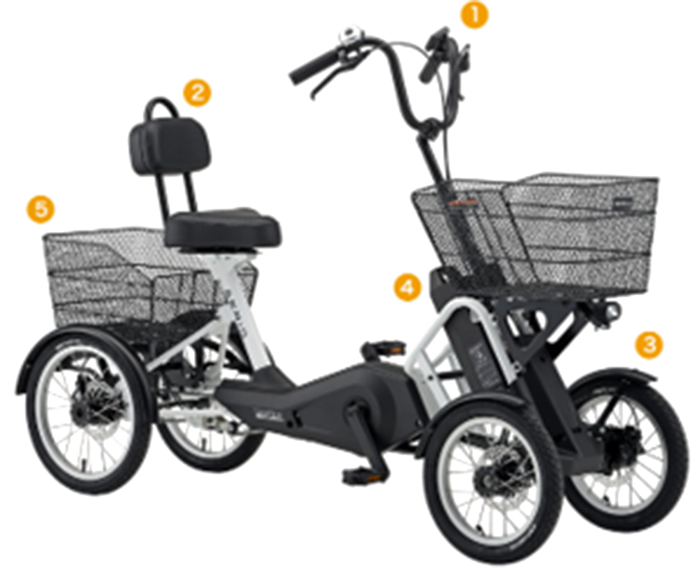電動アシスト付4輪自転車　リベルタ